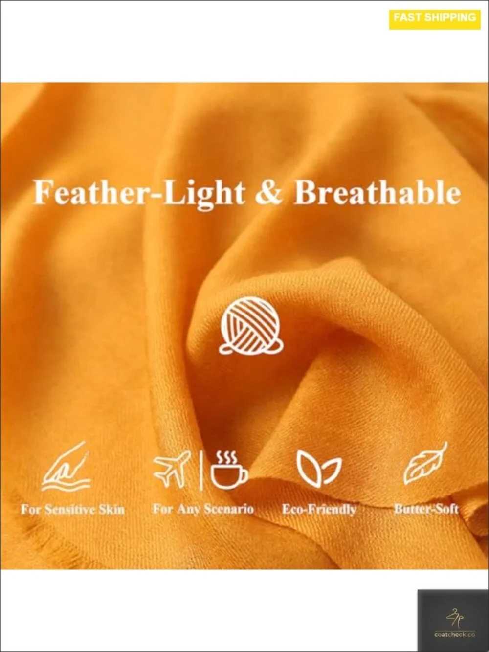 100% Cashmere Shawl Wrap 75x30 Featherlight Thin Sheer Pashmina Scarf